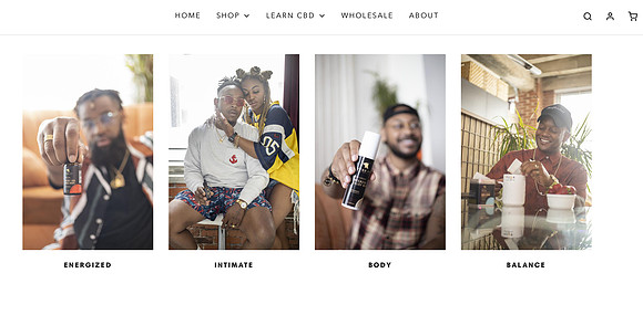 Online Store - Promo photos of actors and product shots